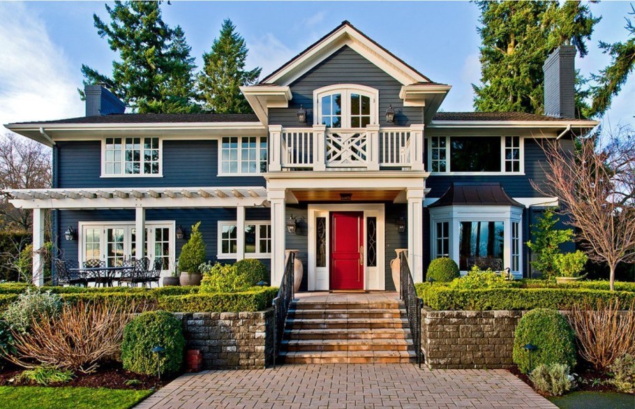 Загородный дом в американском стиле