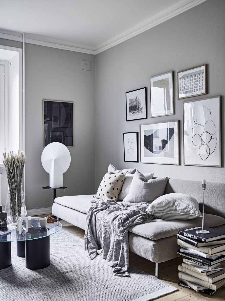 Dulux Скандинавский белый в интерьере