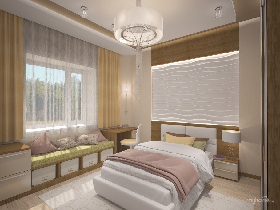 Интерьер спальни для бабушки