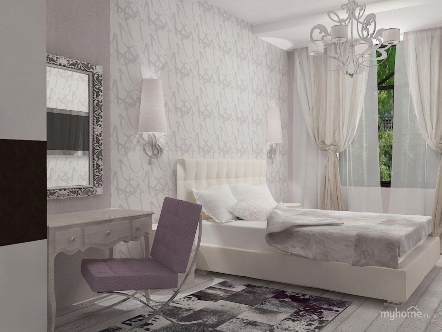 Стильная спальня для женщины