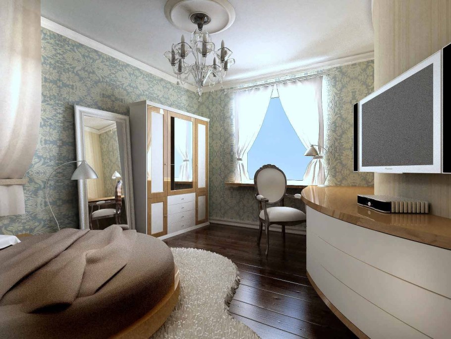 Интерьер спальни для женщины