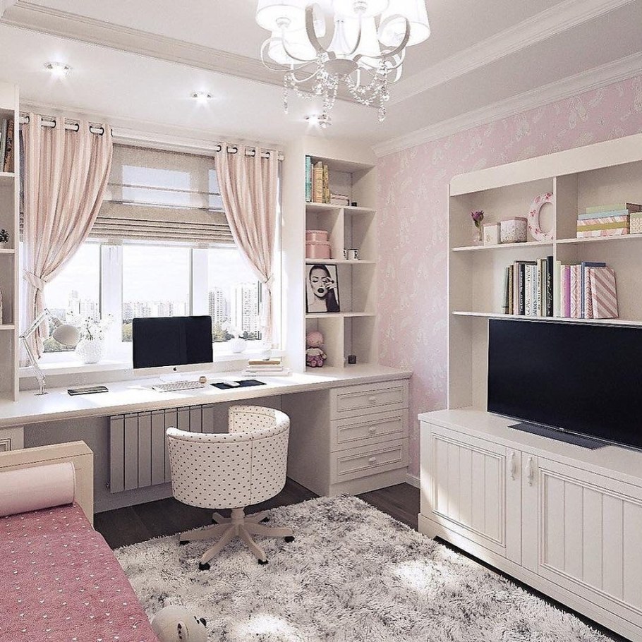 Комната подростка девушки