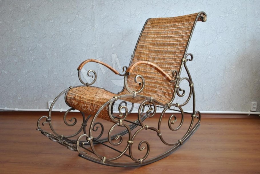 Кованые кресла качалки