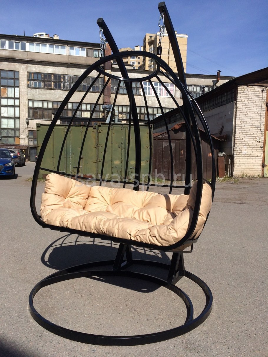 Подвесное кресло из профтрубы
