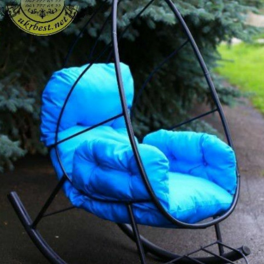 Кресло качалка металлическая