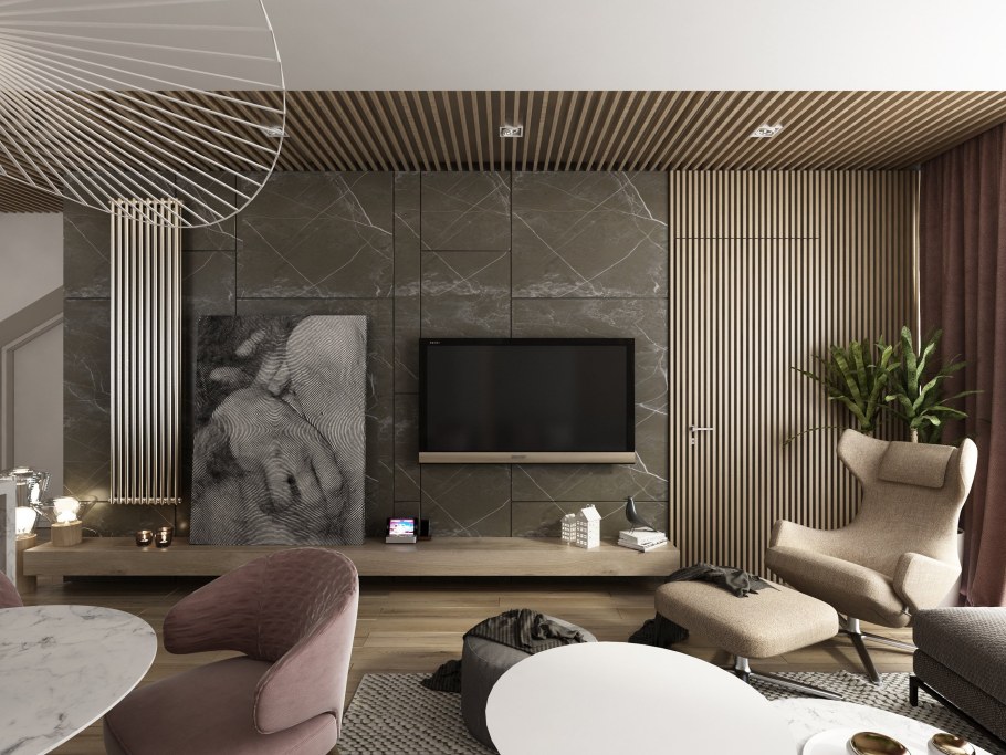 Современный декор стен