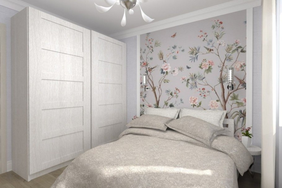 Шкаф в маленькой спальне