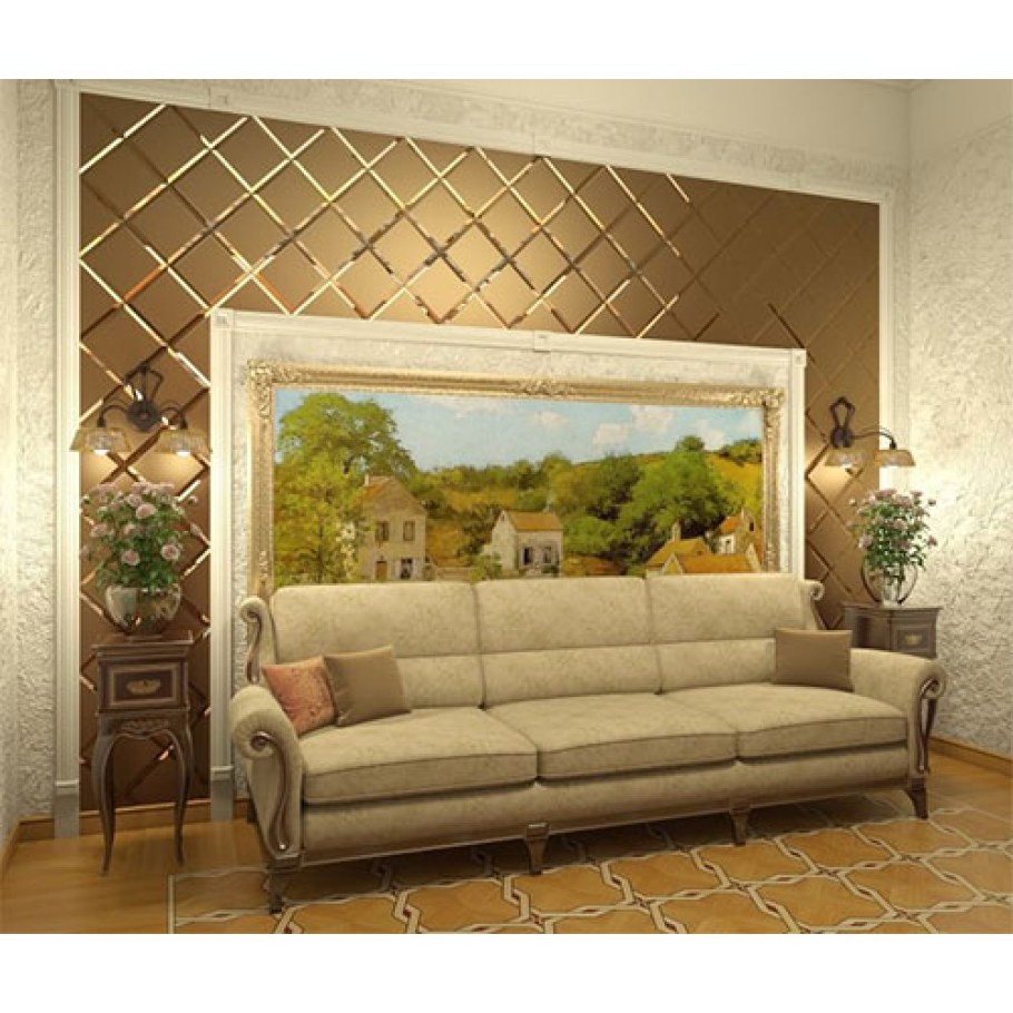 Зеркальное панно на стену