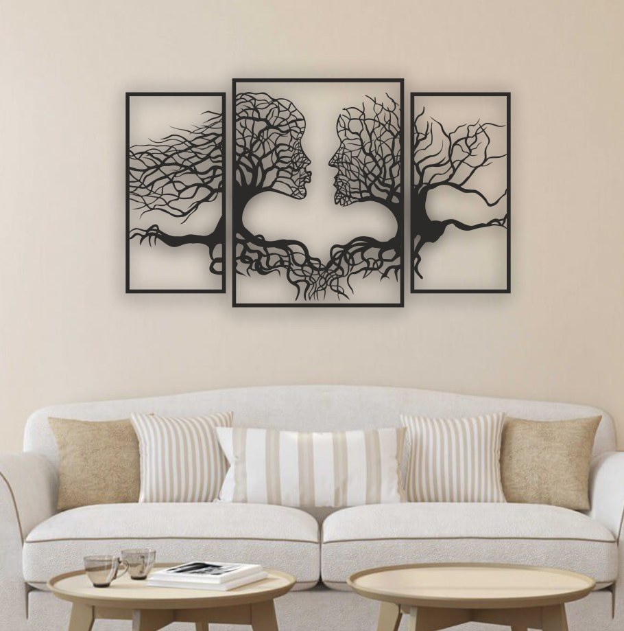 Декоративное панно на стену черного пантера