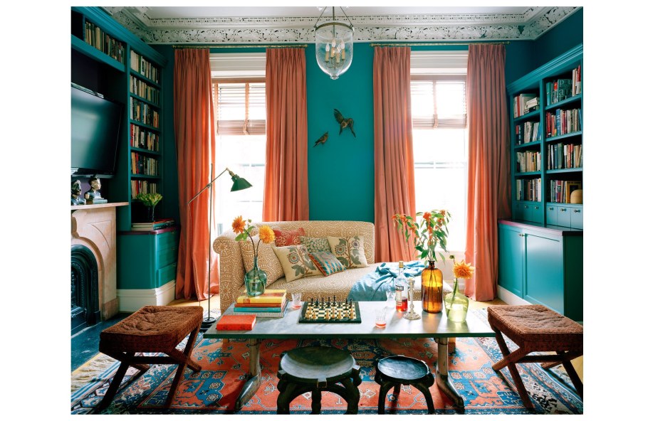 Бирюзовый цвет в интерьере