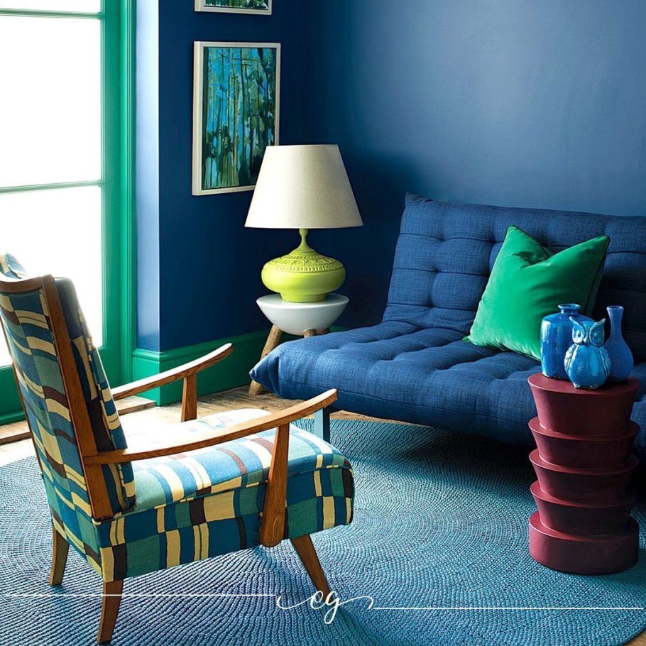 Изумрудный цвет в интерьере