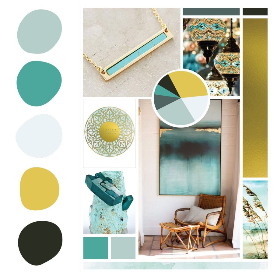 Цветовая палитра для мудборда