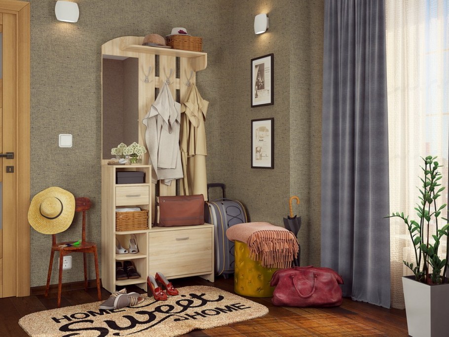 Прихожая Мила дуб сонома