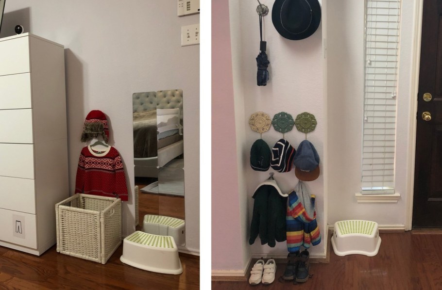 Детский шкаф для одежды Монтессори