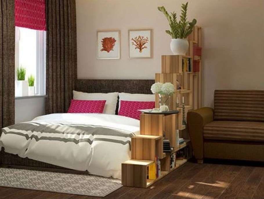 Зонирование спальни