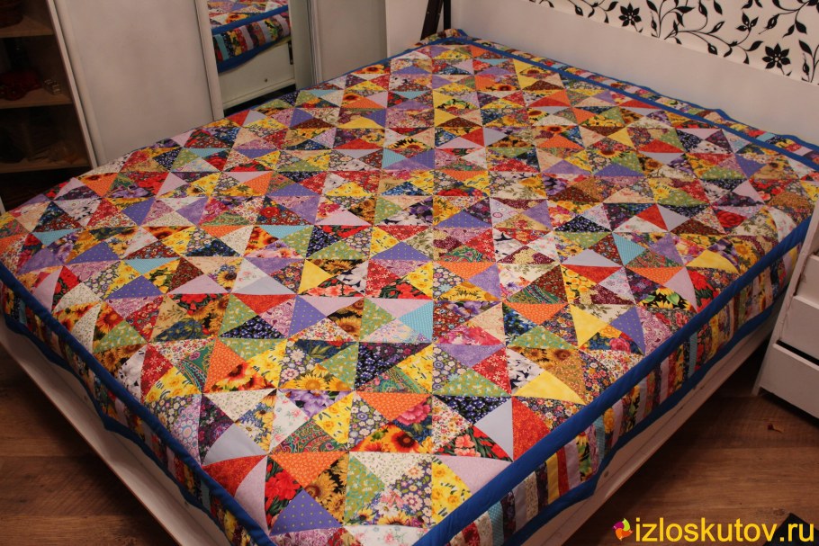 Есенинское одеяло пэчворк