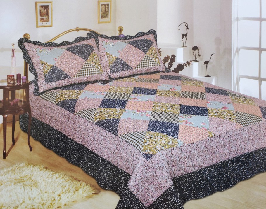 Покрывало в стиле пэчворк