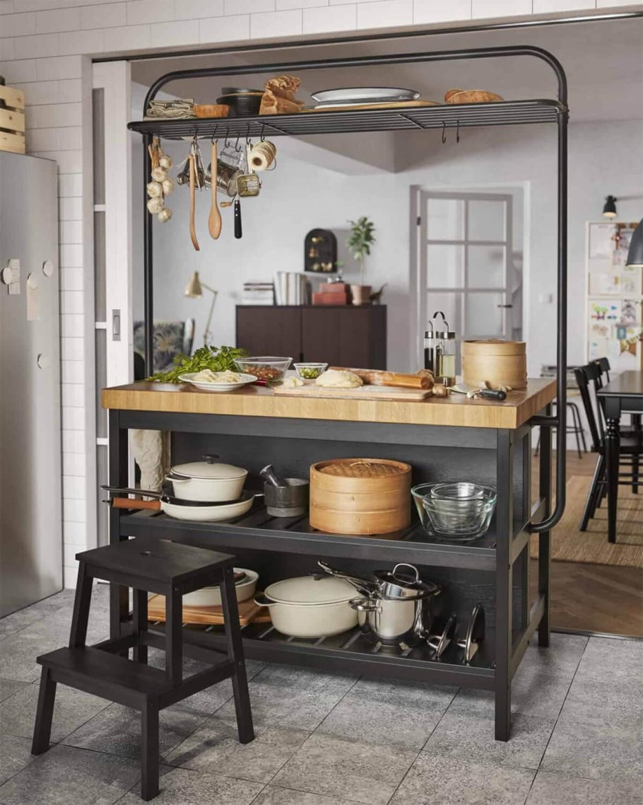 Кухонный остров ВАДХОЛЬМА икеа