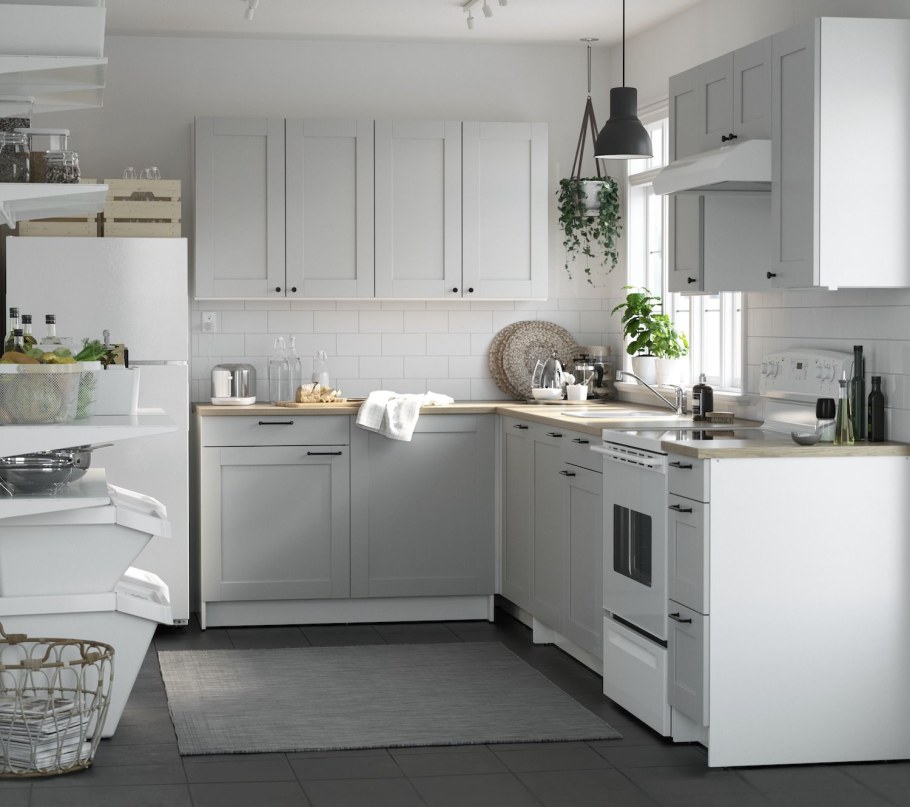 Металлическая кухня икеа