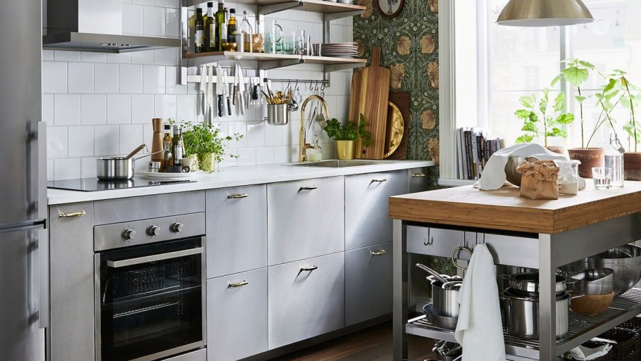 Кухонный остров ВАДХОЛЬМА икеа