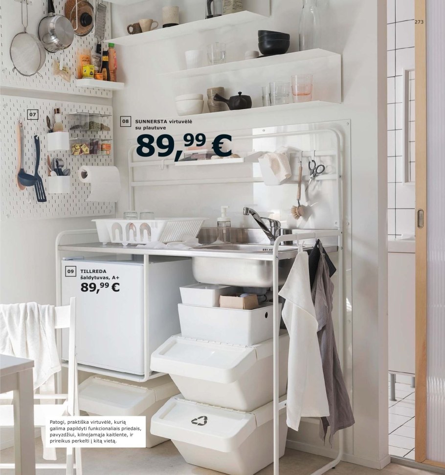 Мини кухня икеа СУННЕРСТА В интерьере