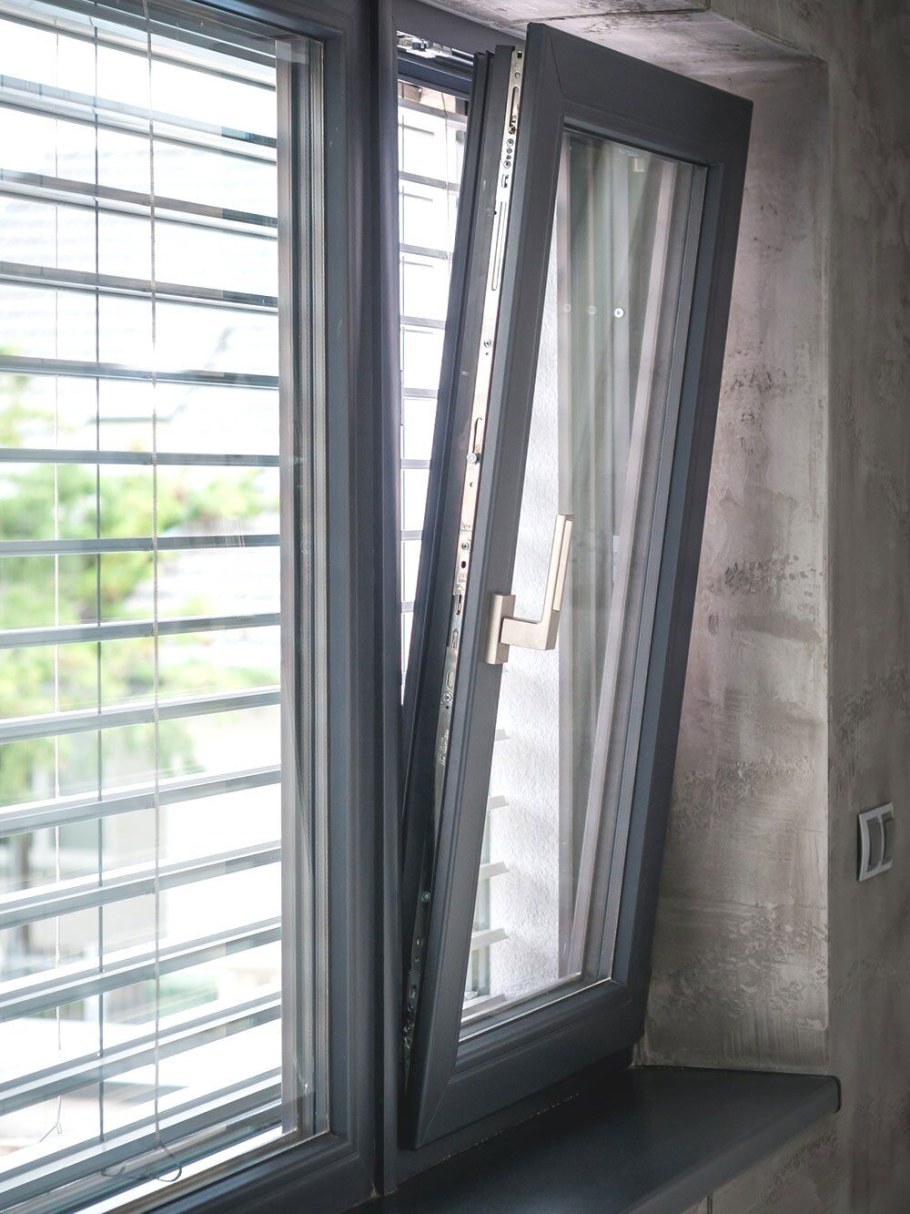 Окна Dexen 70 антрацит