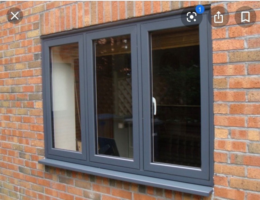 Окна Рехау антрацитово серый