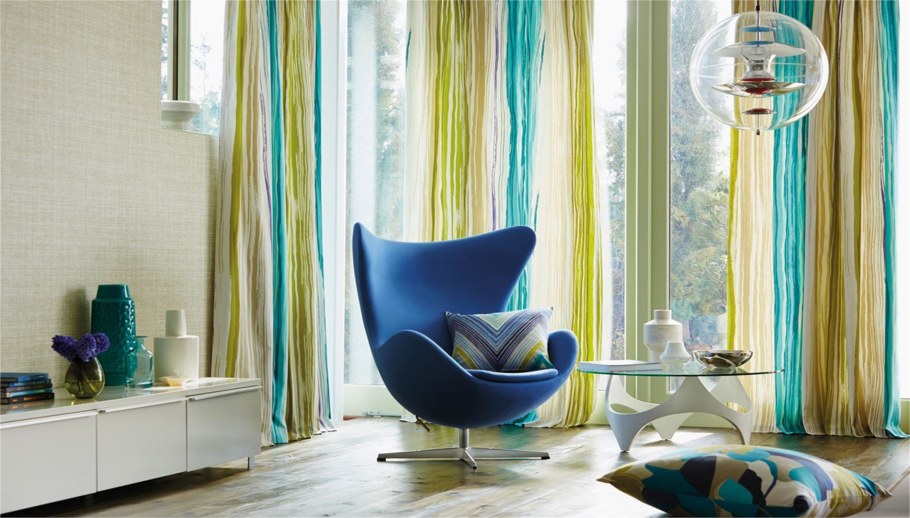 Яркие шторы