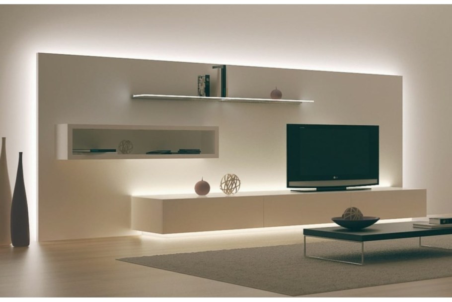 Подвесная полка под телевизор