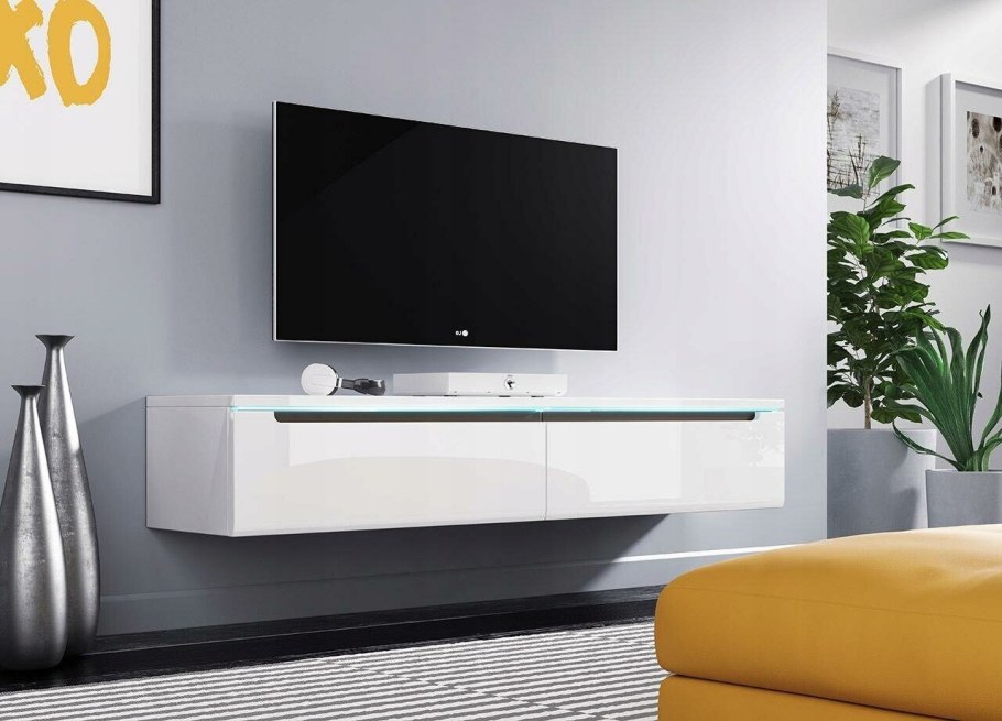 Подвесная тумба под ТВ икеа