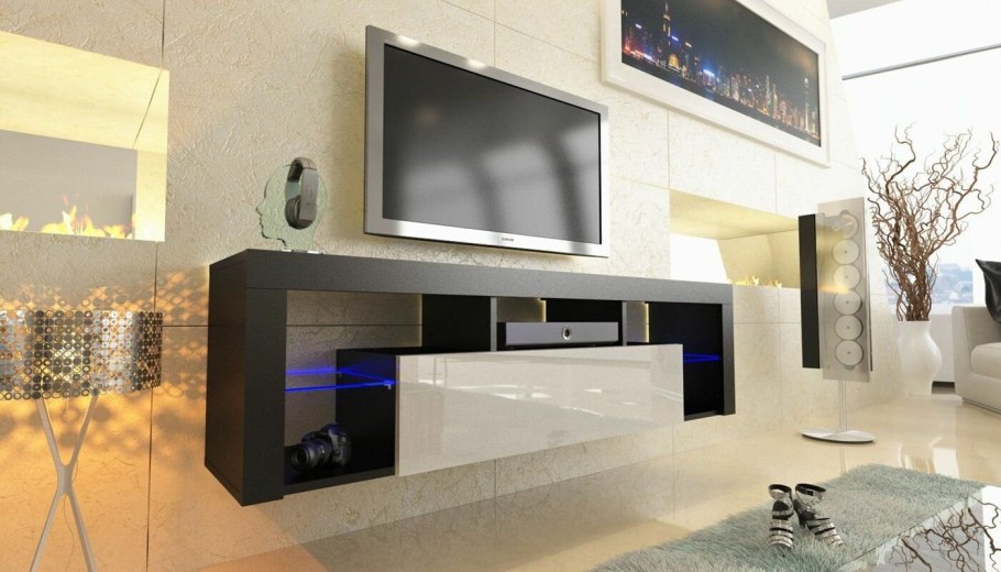 Подвесная тумба под телевизор