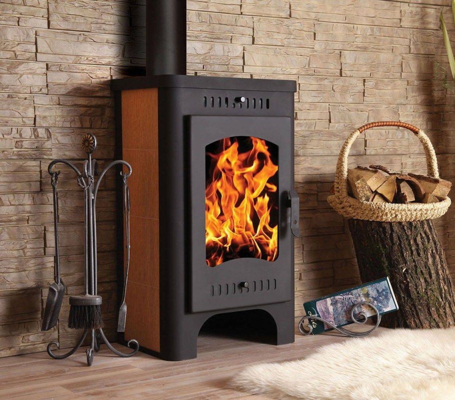 Печь-камин ECOKAMIN Бавария Оптима с плитой (пк049)