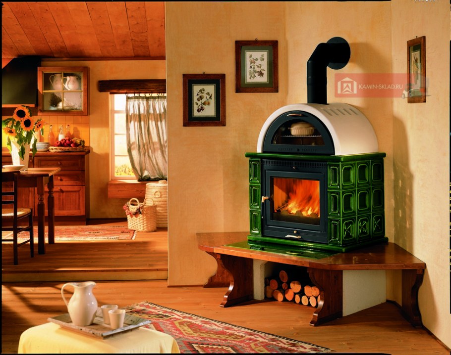 Пеллетная печь-камин Piazzetta p956