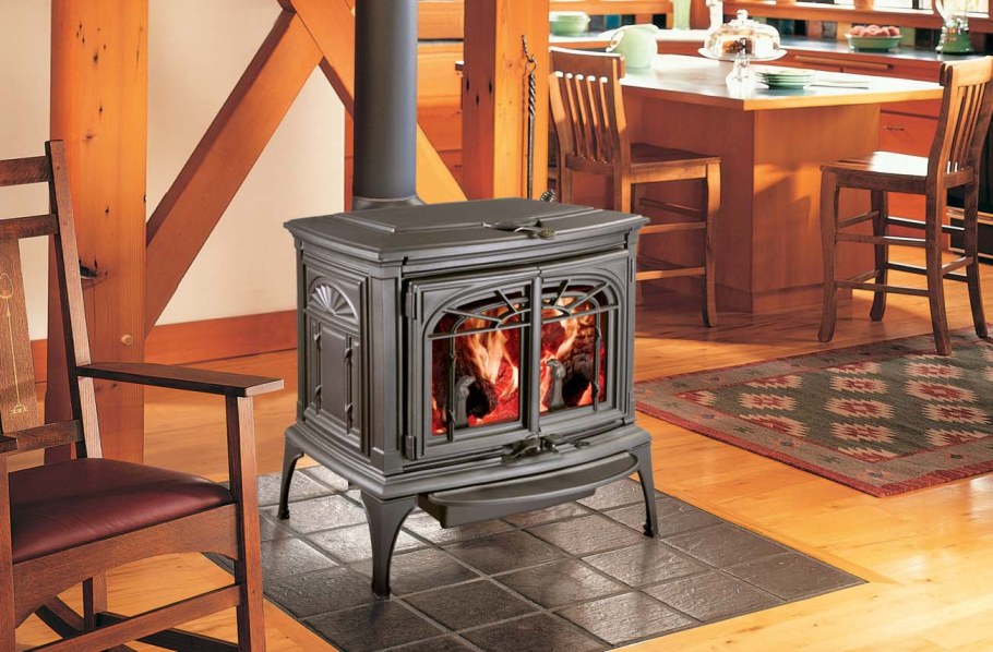 Печь отопительная чугунная длительного горения