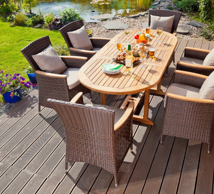 Садовая мебель плетеная