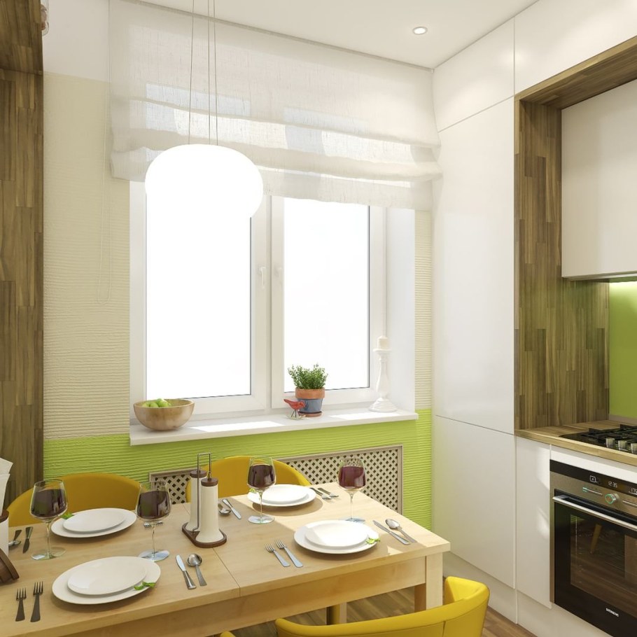 Кухня в малогабаритной двушке