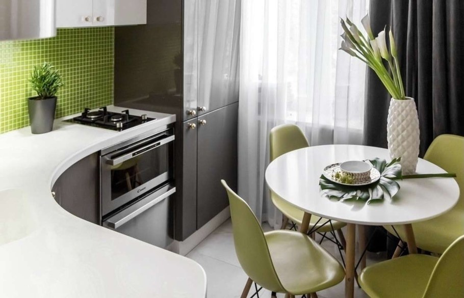 Кухня интерьер 6м2 интерьер кухня шторы