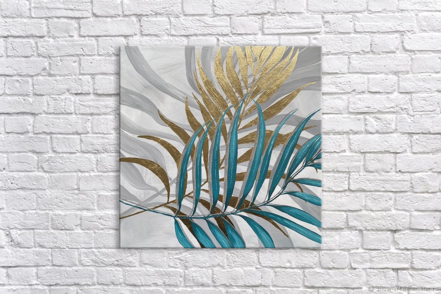 Интерьерная картина листья