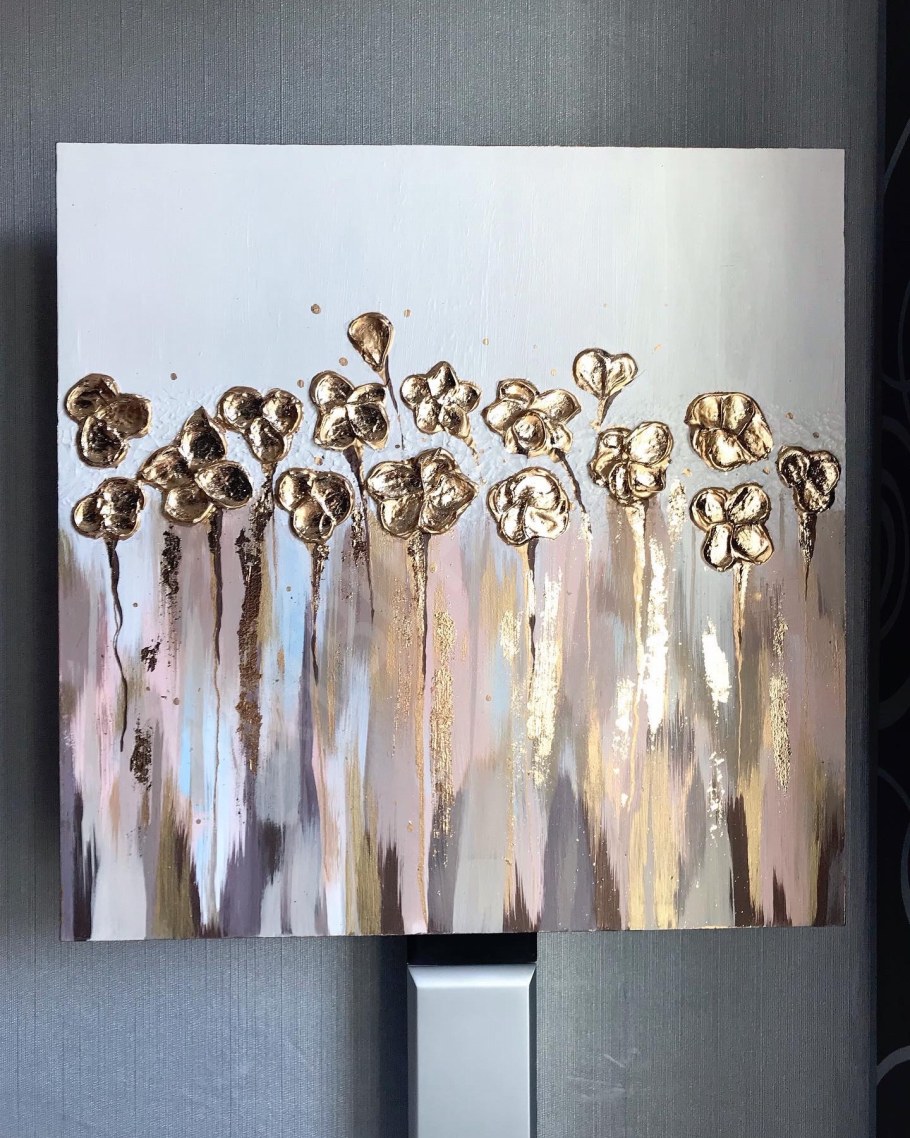 Интерьерные картины с поталью