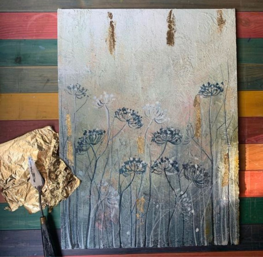 Панно с поталью