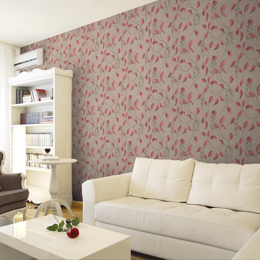 Комбинированные обои для гостиной