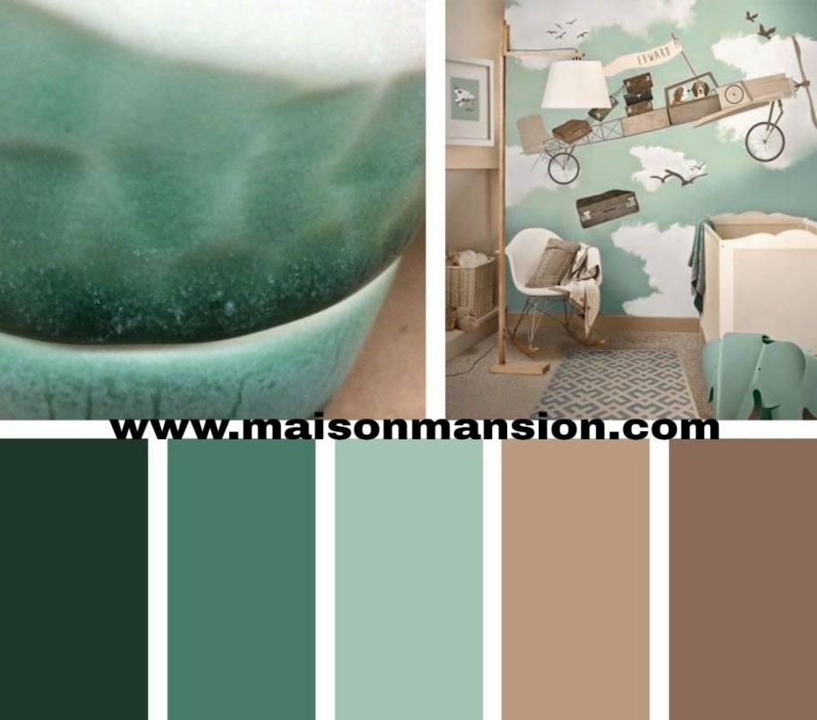 Сочетание с изумрудным