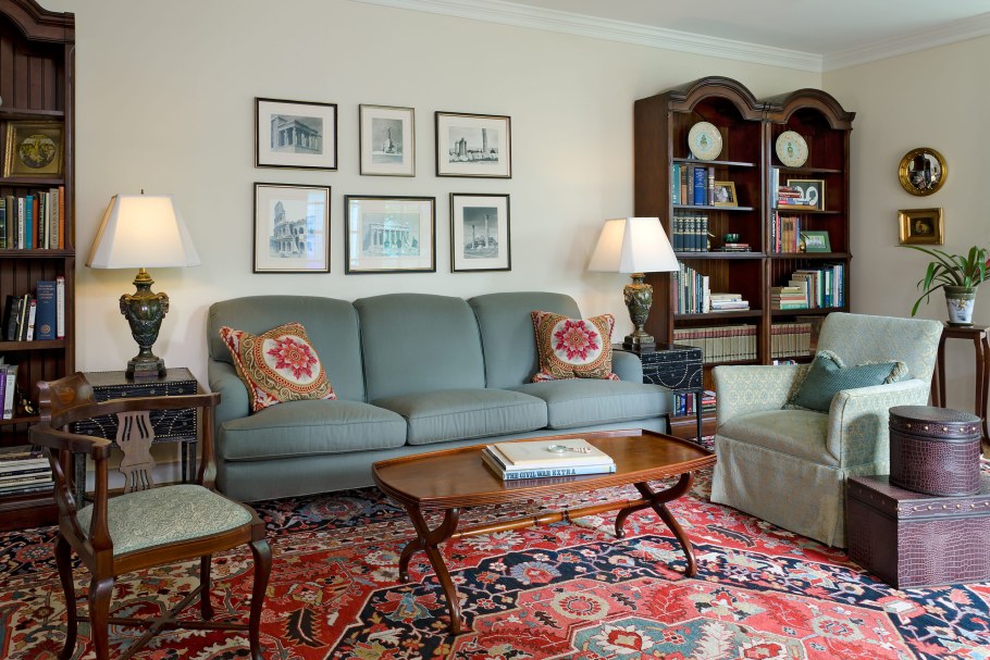 Советский ковер в интерьере