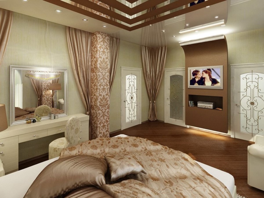 Спальня в загородном доме