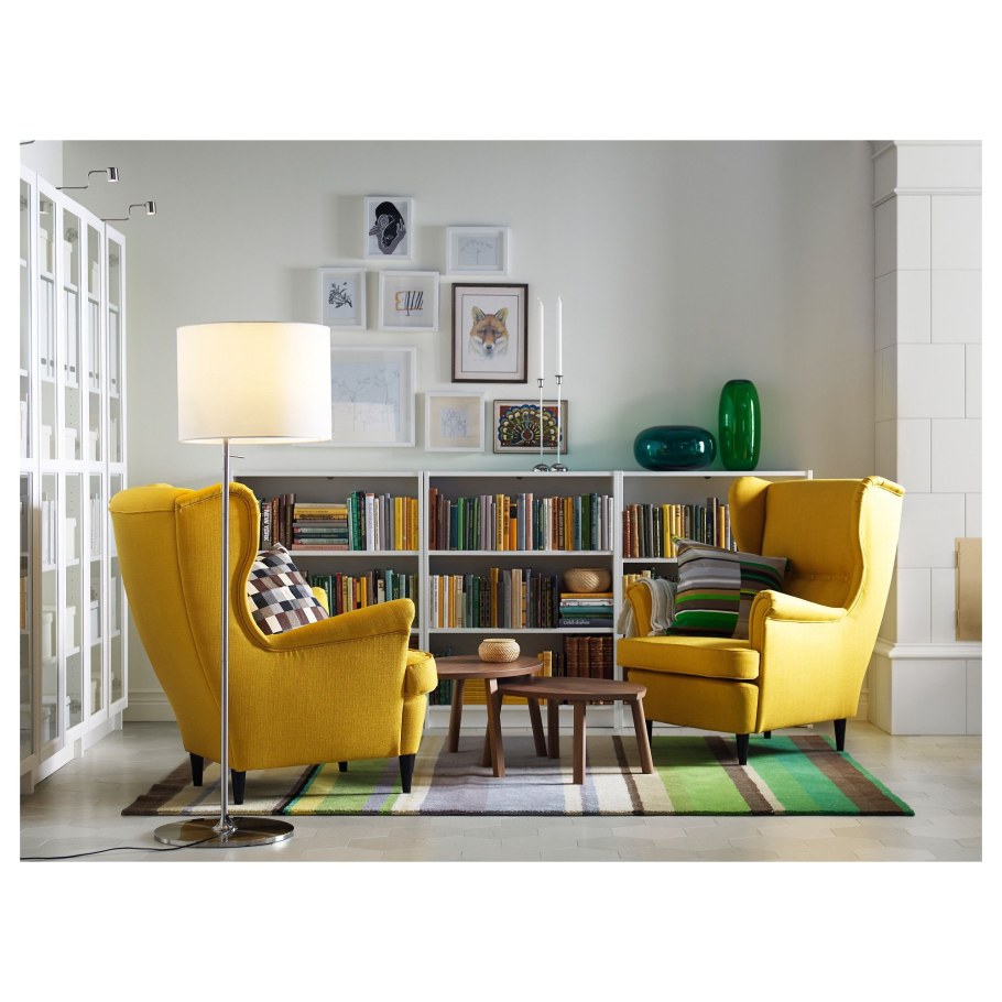 Кресло икеа СТРАНДМОН В интерьере