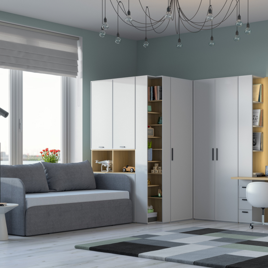 Шатура Римини туя белая гостиная