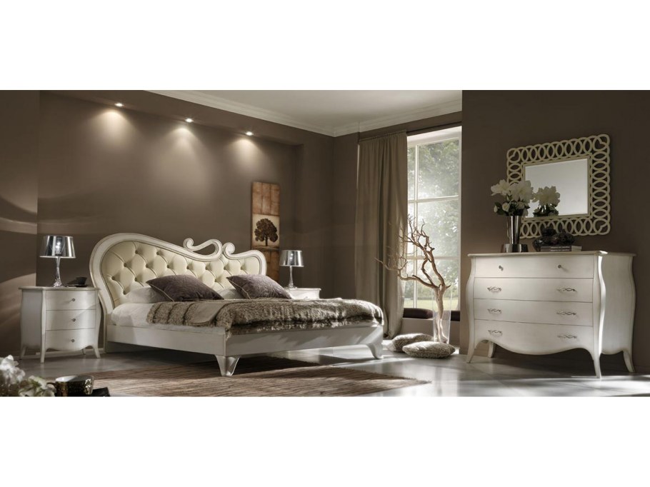 Итальянские спальни со стразами в современном стиле