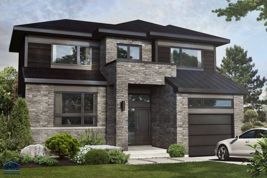 Фасады современных коттеджей