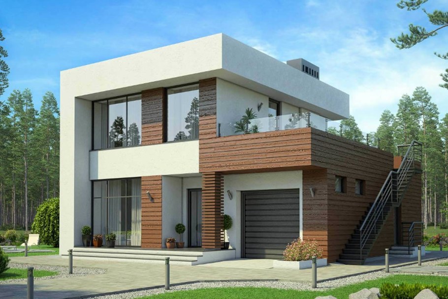 Флэтхаус с плоской крышей 200 МКВ