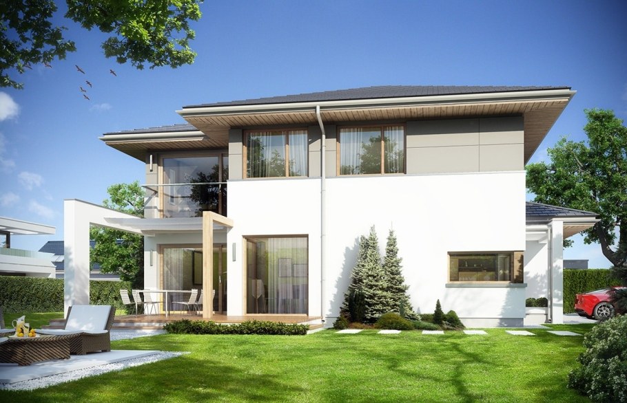 Фасад в современном стиле